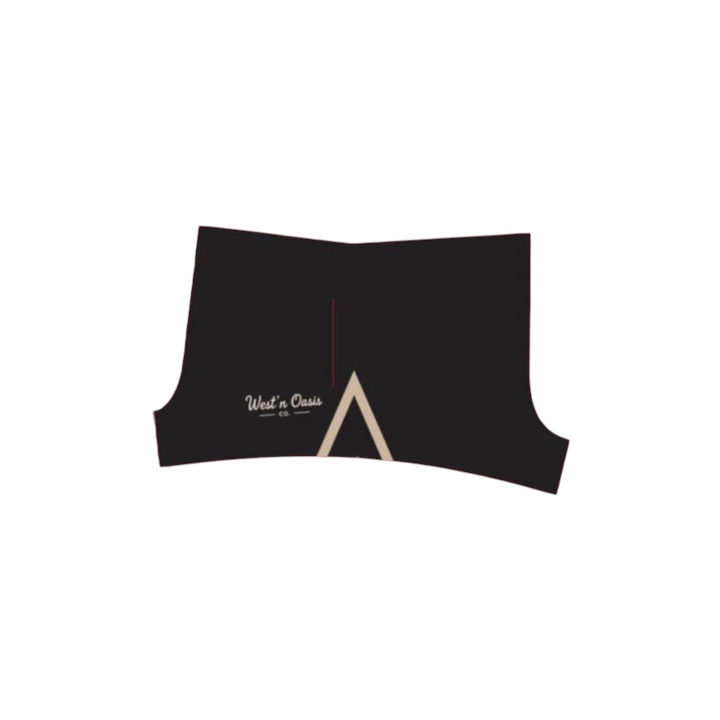 Black & Cream Footy Shorts