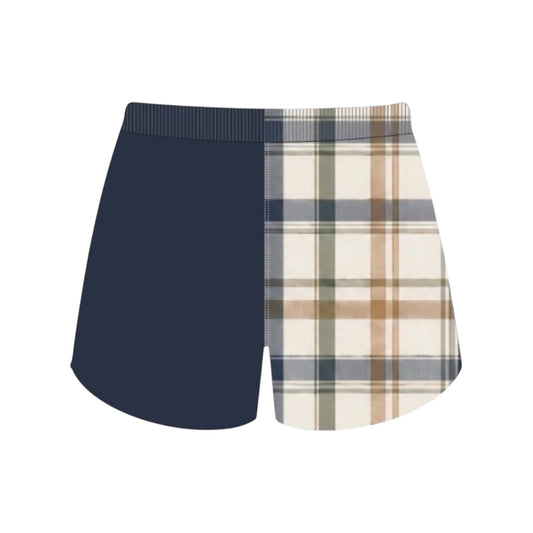 Plaid Blue Short