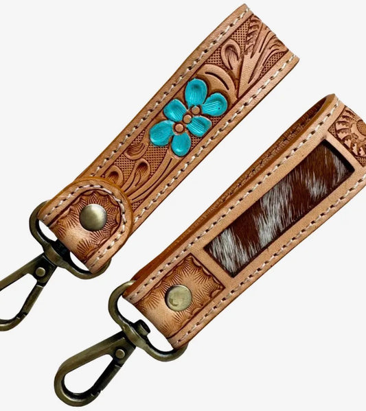 Cowhide Keychain