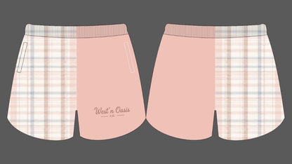 Plaid Pink Shorts PRE ORDER