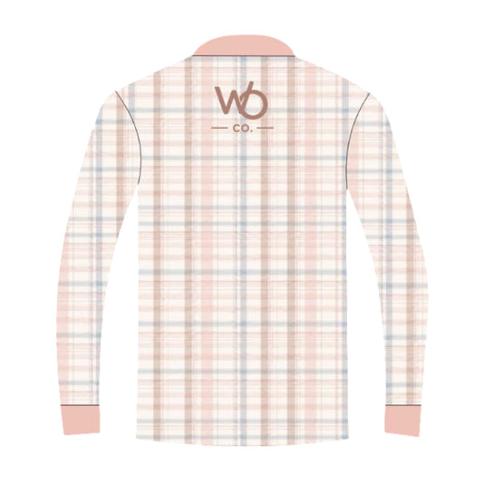 Plaid Pink Fishing Shirt