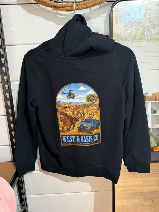 Kids muster hoodie