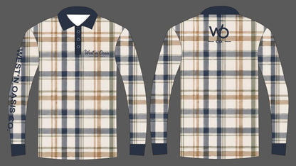 Plaid Blue Fishing Shirt