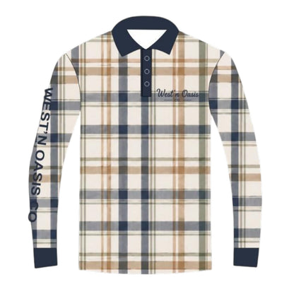 Plaid Blue Fishing Shirt
