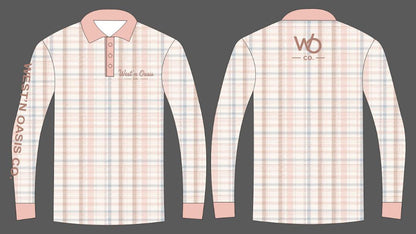Plaid Pink Fishing Shirt PRE ORDER