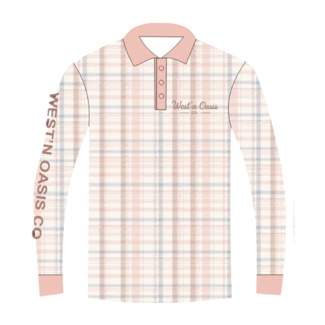 Plaid Pink Fishing Shirt PRE ORDER