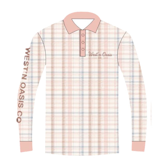 Plaid Pink Fishing Shirt