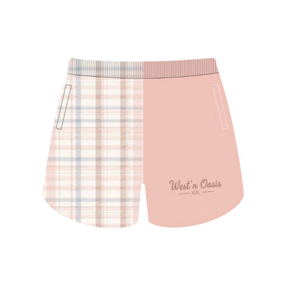 Plaid Pink Shorts PRE ORDER