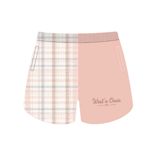 Plaid Pink Shorts