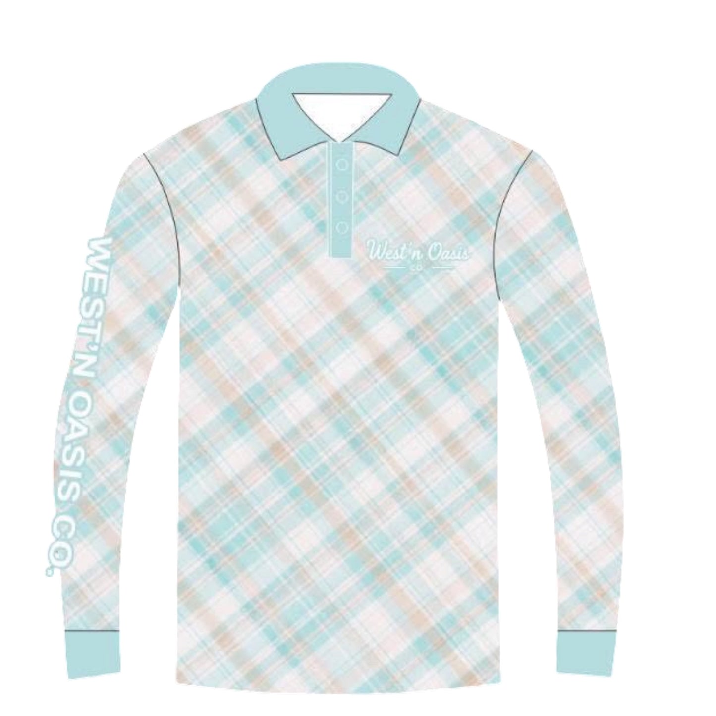 Plaid  Light Blue Shirt