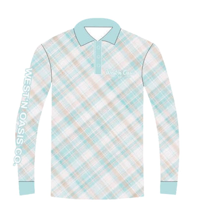 Plaid  Light Blue Shirt