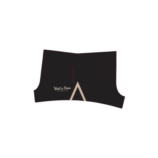 Black & Cream Footy Shorts